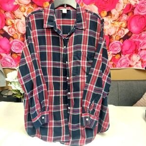 H & M Womens Size 14 Long Sleeve Flannel